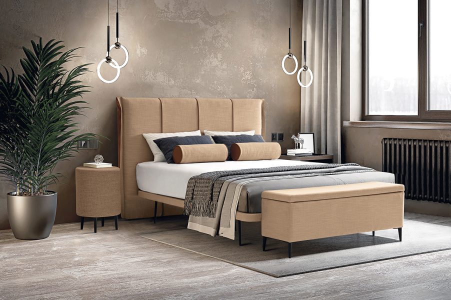 Living room interior in loft, scandinavian style, 3d render